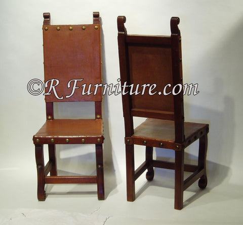 Spanish Colonial Chair, Chestnut