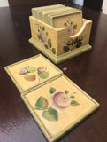 Coasters, Lavender Roses, set of 12